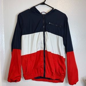 Zip up windbreaker